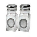 Rope Edge Medallion Salt & Pepper Shakers (2 Piece Set)